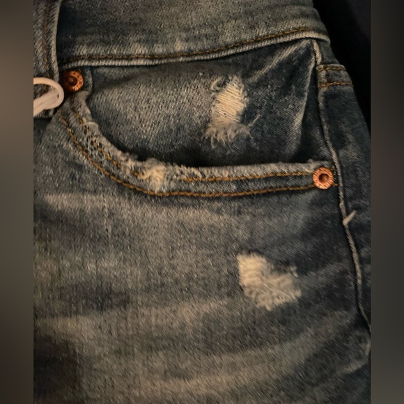 NWTs Daze Denim Bottom Line High Rise Vintage Short Button Fly Size 28 - Picture 3 of 6